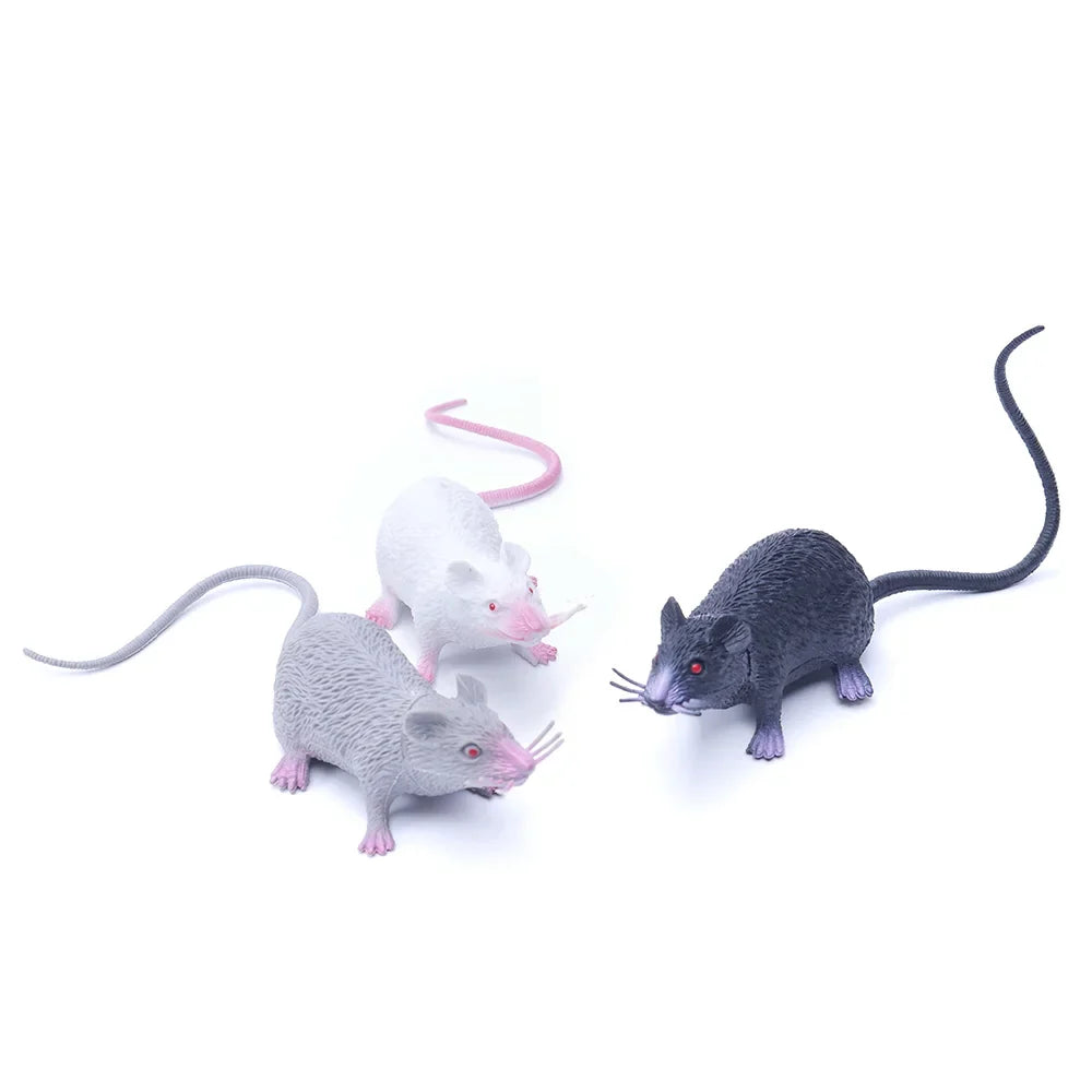 Lifelike Fake Rat Prank Toy – Halloween Mouse Prop Gag Gift