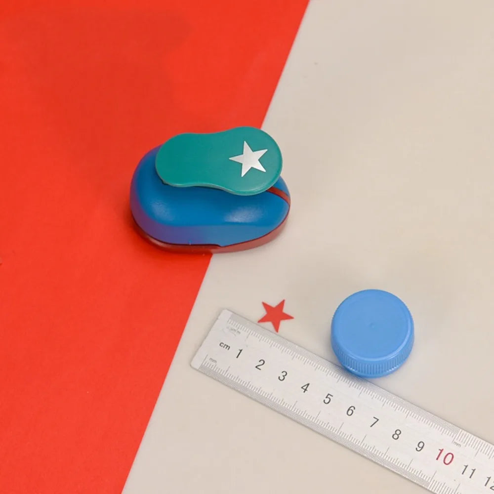 8/16/22/31/50mm Embossing Machine Paper Cutter Labor-saving Crafts Hole Puncher Cutting Craft Craft Tools Star Punching Machine Peaceful Pleasures Health and Wellness 16mm