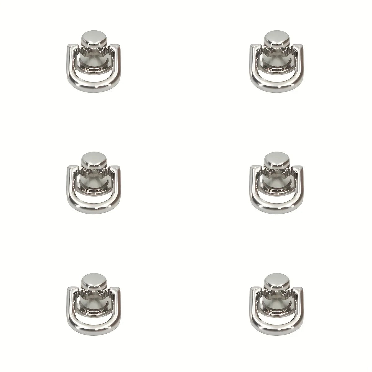 D Rings Rivets Leather Purse Stud Screw Metal Ring Studs Wallet Strap