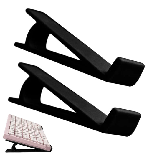 Ergonomic Keyboard Riser Stand | Adjustable Angle Elevator Pair Keyboard Riser Stand Peaceful Pleasures Health and Wellness