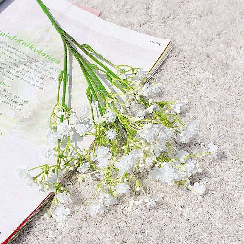Artificial Baby's Breath Flowers | Wedding & Home Decor Bouquet