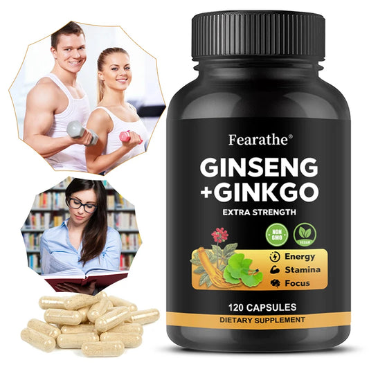 Korean Ginseng Extract (Root) 1650mg Supports Immunity, Improves Memory, Promotes Brain Health, and Boosts Metabolism Peaceful Pleasures Health and Wellness