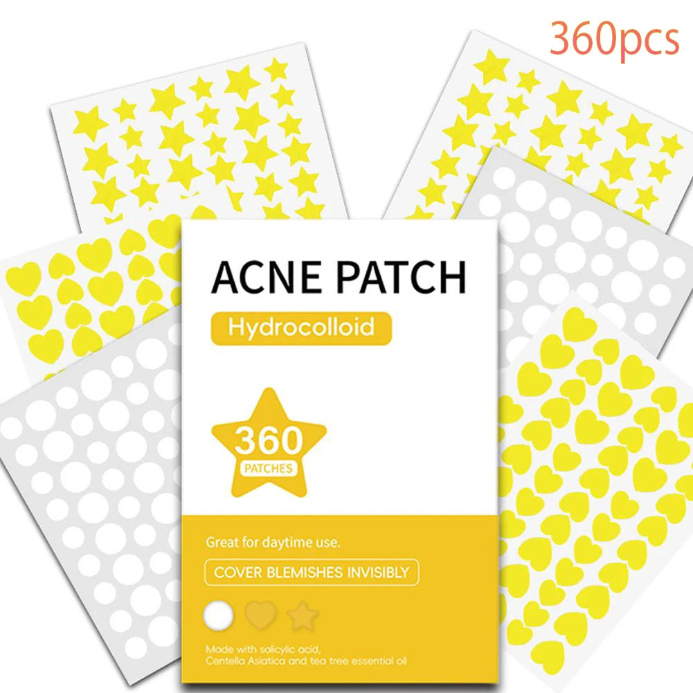 120 Counts Cute Colorful Butterfly Pimple Patches Acne Treatment Stickers Invisible Acne Cover Face Spot Pimple Patch Skin Care Peaceful Pleasures Health and Wellness 360pcs B