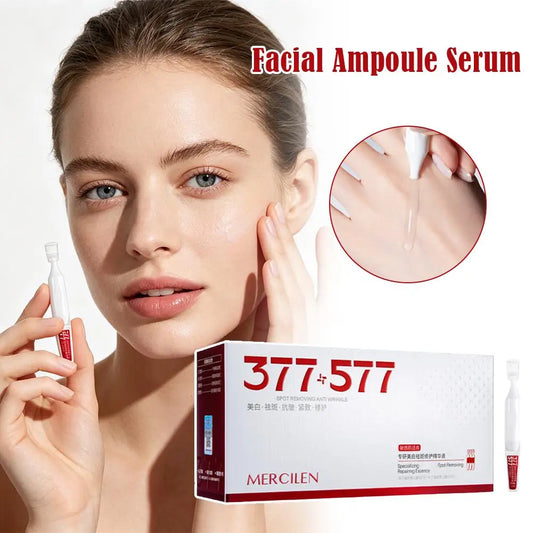 377 577 VC Remove Acne Repair Essence For Sensitive Skin Anti-wrinkle Firm Specializing Whiten Brighten Second Throw Serum Set Peaceful Pleasures Health and Wellness