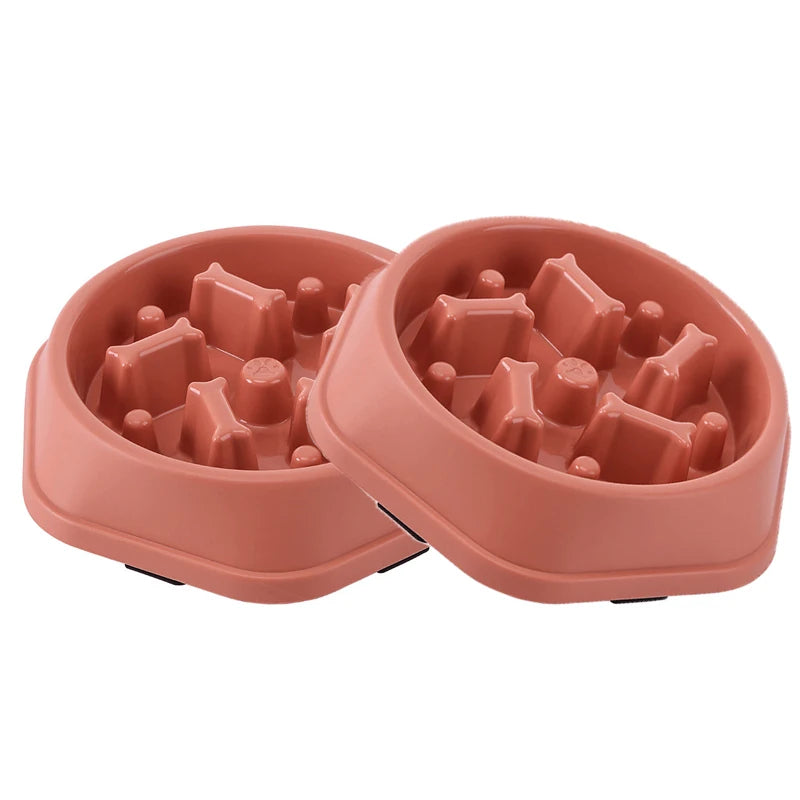 Slow Feeder Dog Bowl | Anti-Slip Maze Puzzle Dish
