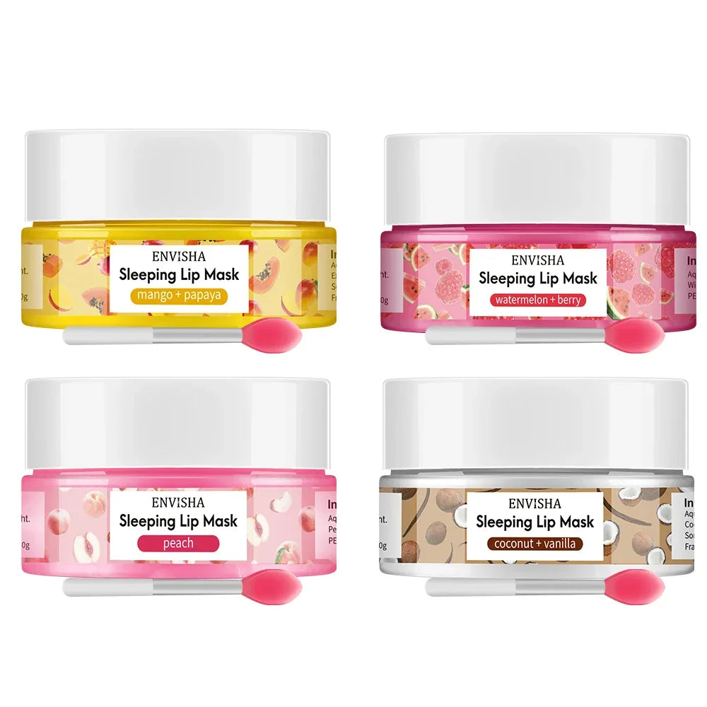 ENVISHA Mango Lip Sleep Mask – Moisturizing Overnight Lip Treatment