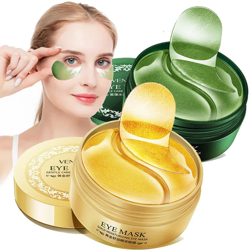 BIOAOUA Gold Collagen Eye Masks 60pc – Dark Circles & Firming