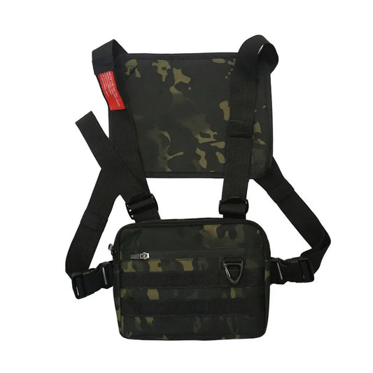 Outdoor Tactical Vest Bag CS Military Wargame Chest Rig Airsoft Pouch Holster Molle System Oxford Men Shoulder Camping Backpack Peaceful Pleasures Health and Wellness