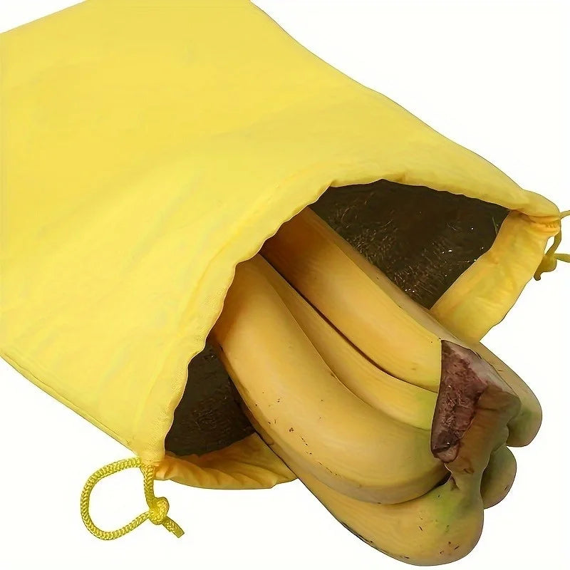 A Practical Bag For Storing Yellow Bananas To Keep Them Fresh, Convenient To Use, Washable, And Durable. Ideal For Organizing Peaceful Pleasures Health and Wellness