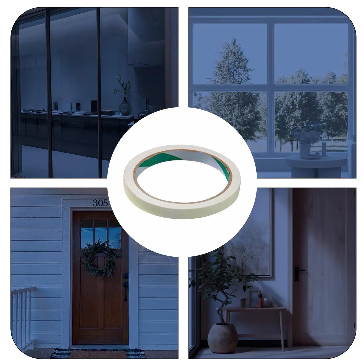 Glow in the Dark Tape – Green Luminous Safety & Décor Tape