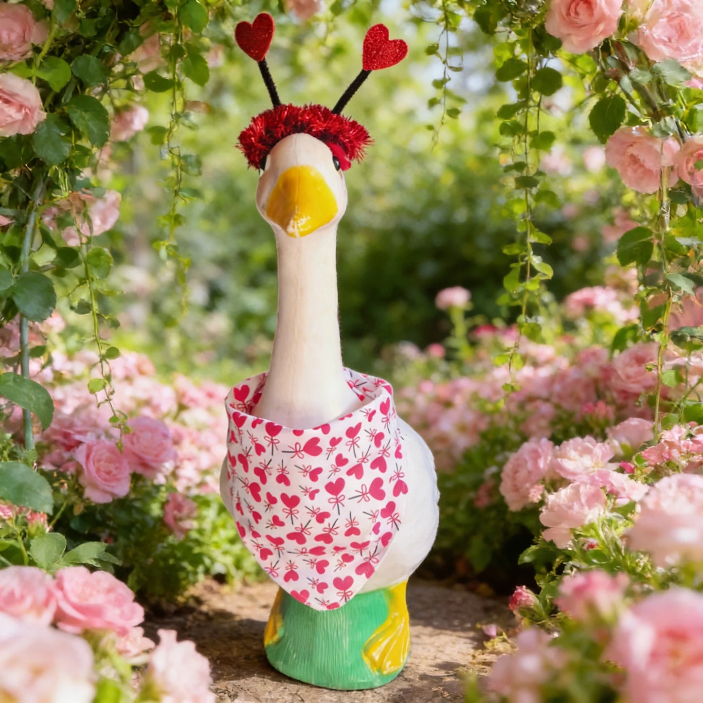Porch Goose Bathrobe Outfit – Cute Goose Statue Costume
