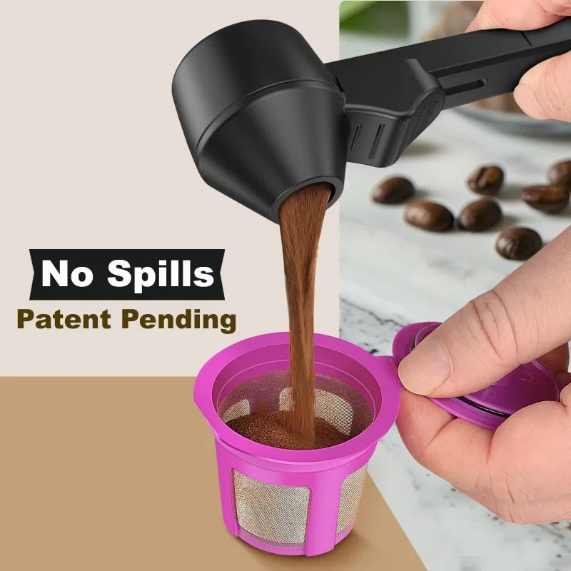 Coffee Sliding Spoon | Long Handle Large-Capacity Measuring Spoon Coffee Measuring Spoon Peaceful Pleasures Health and Wellness