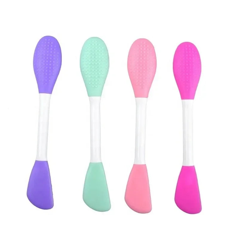 Double Ended Silicone Face Mask and Clay Mask Applicator for Facial Peaceful Pleasures Health and Wellness