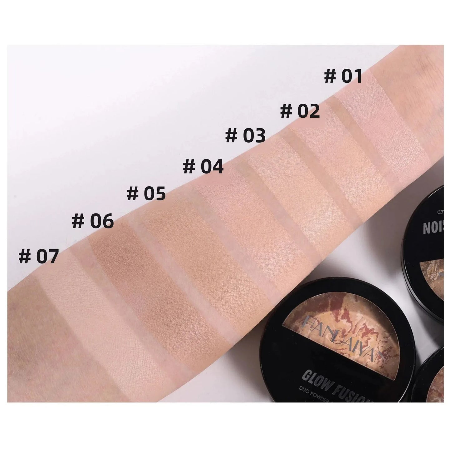 Handaiyan Baked Duo Matte Powder Foundation – 7 Shades