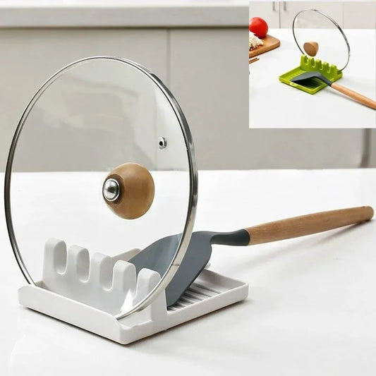 Kitchen Spoon Holders Fork Spatula Rack Shelf Organizer Plastic Chopsticks Holder Non-slip Spoons Pad Peaceful Pleasures Health and Wellness