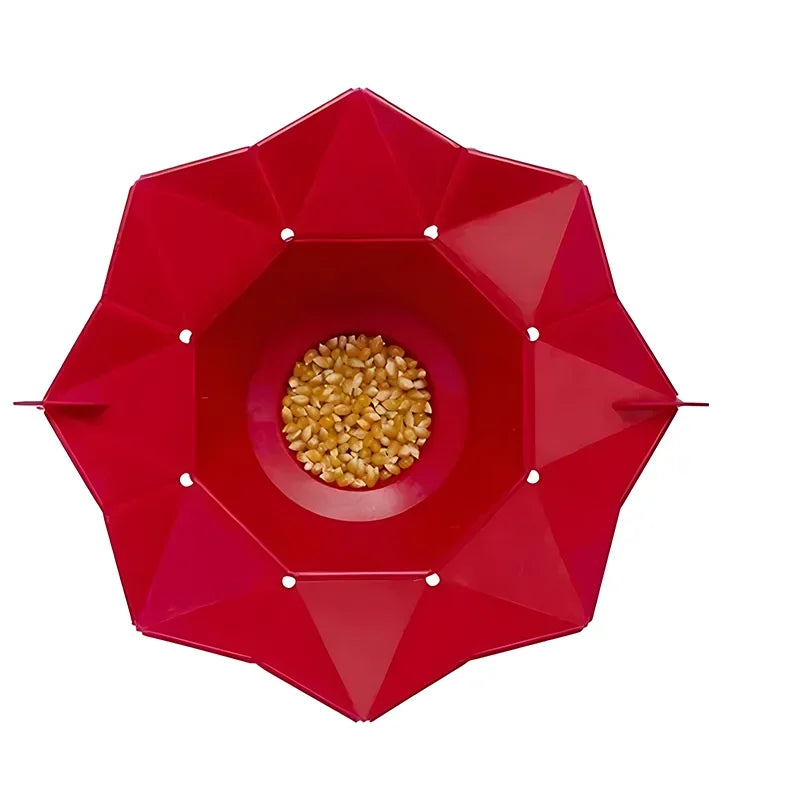 Foldable Silicone Microwave Popcorn Bowl Maker – Collapsible DIY Popcorn Bucket