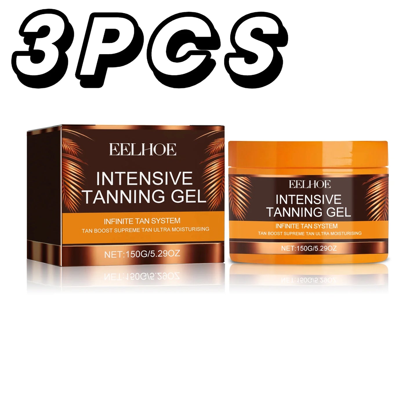 Eelhoe Self Tanning Gel & Cream Set – Sunless Bronzer Face & Body