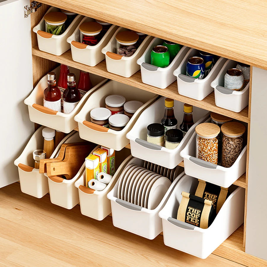 Under Sink Organizer with Wheels – Rolling Cabinet Storage Bin for Kitchen & Bathroom