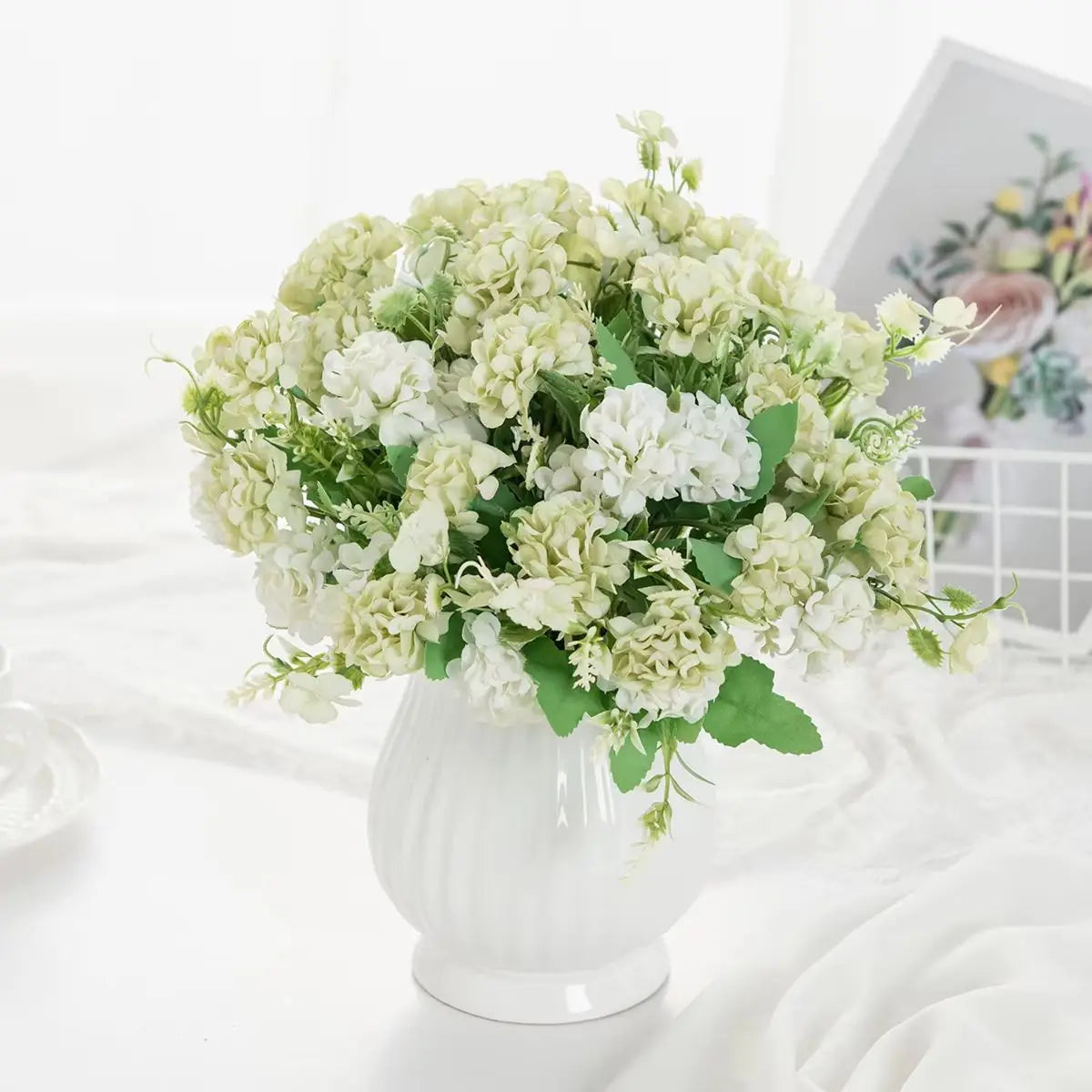 Artificial Silk Hydrangea Bouquet – Wedding & Home Décor