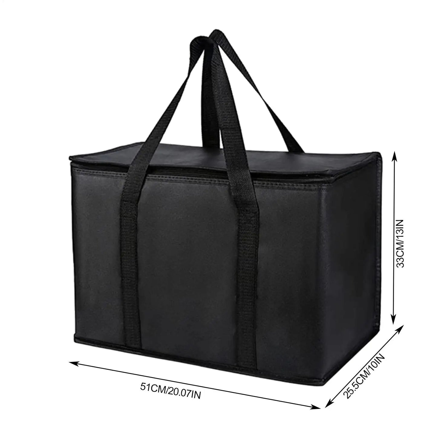 Thermal Insulation Bag Portable Picnic Thermal Bag For Food Delivery Insulated Cooler Bag Foldable Reusable Grocery Bag 65-70L Peaceful Pleasures Health and Wellness