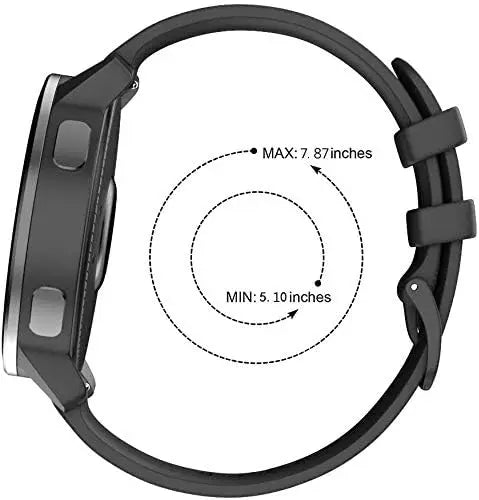 Silicone Watch Band 18/20/22mm – Garmin, Samsung, Amazfit Peaceful Pleasures Health and Wellness