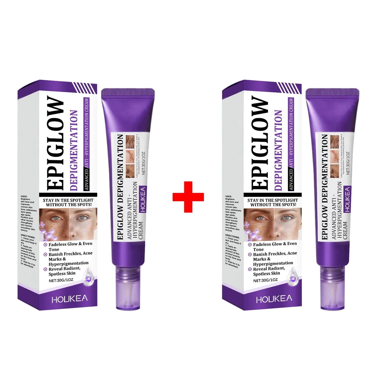 HOUKEA Whitening Freckle Cream – Dark Spots & Melasma