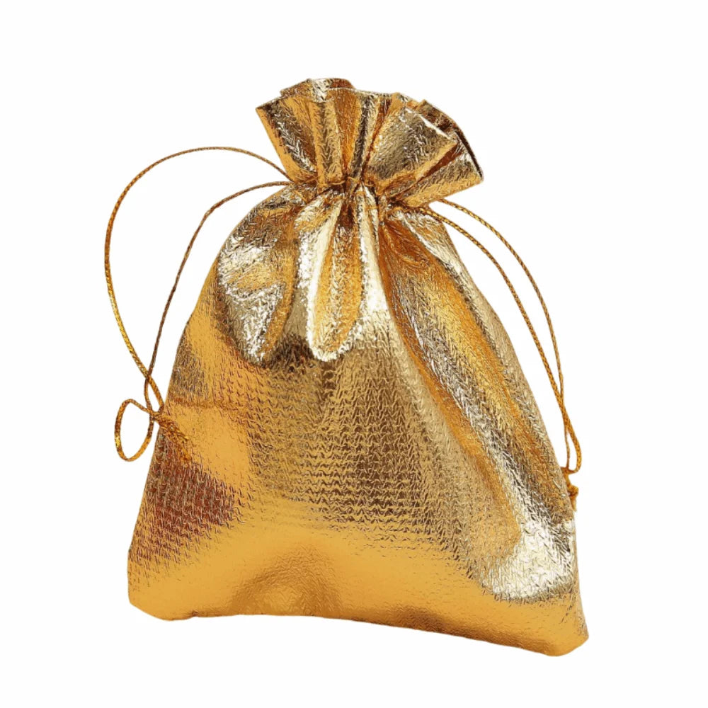 20Pcs Gold & Silver Drawstring Gift Bags | Jewelry Pouches