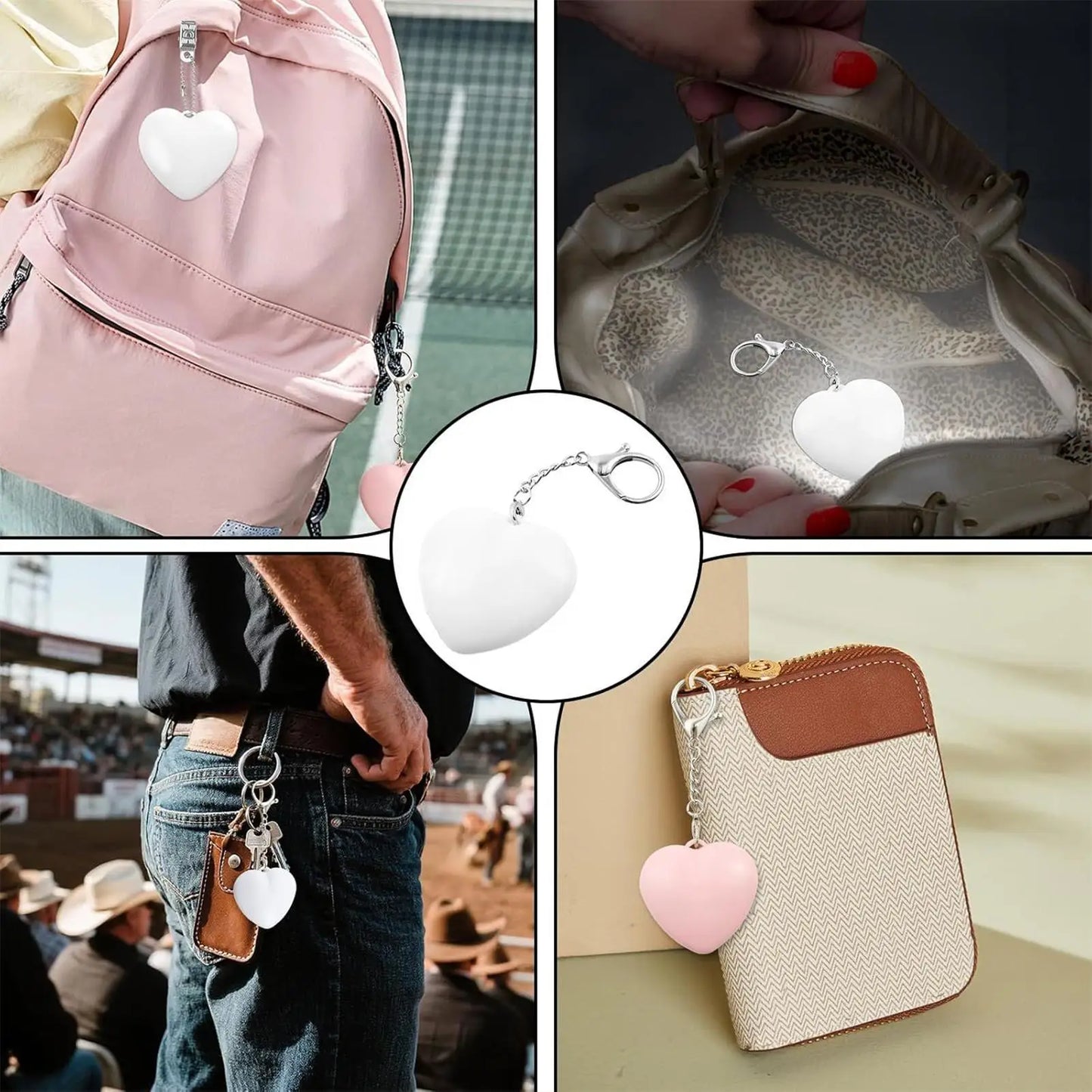 Purse Lamp Rechargeable Touch Sensor Handbag Lighting Purse Glow Heart Light For Traveling Business Trip Home Outdoor Girlfriend Peaceful Pleasures Health and Wellness