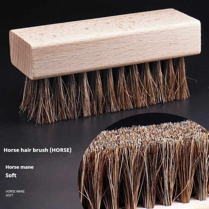 Multifunctional cleaning tools Laundry brush Set of Laundry brush and shoe brush mini size Household cleaning brush Peaceful Pleasures Health and Wellness Horse hair