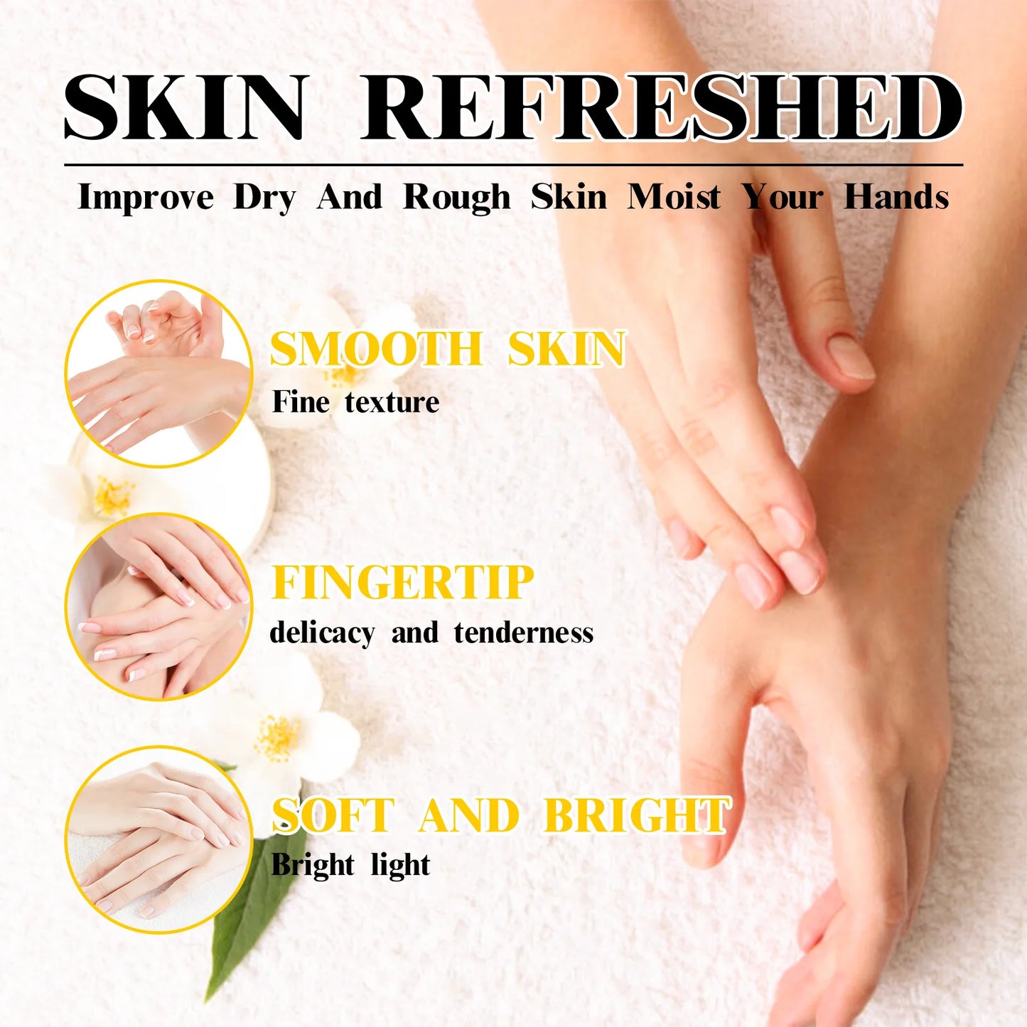 Milk & Honey Hand Wax Mask – Moisturizing & Brightening 100g