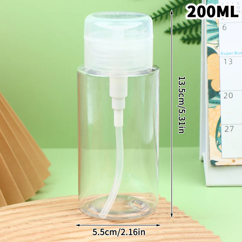Refillable Press Pump Dispenser Bottle 100–300ml | Makeup