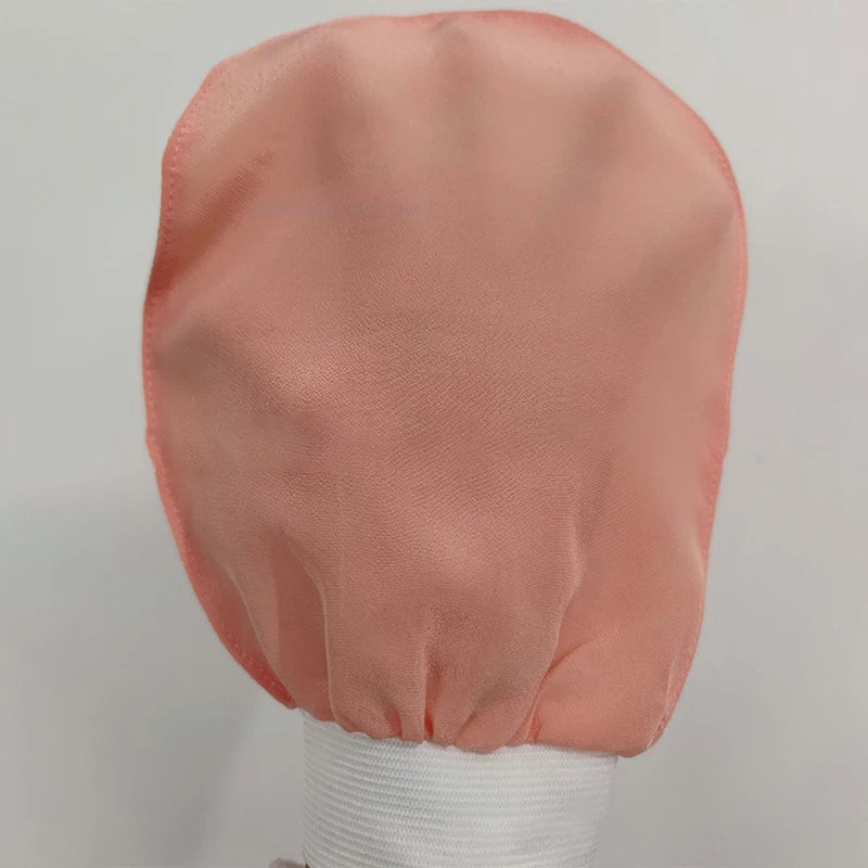 100% Silk Exfoliating Bath & Face Wash Gloves | Skin Scrub