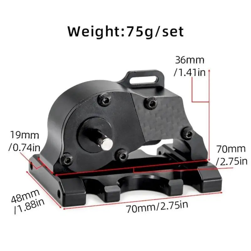 U13F Alloy Gearbox for SCX10 RC Car | Transmission Replacement