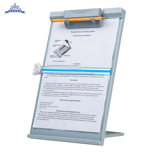 A4 Desktop Document Holder | Adjustable Clip & Line Guide Desktop Document Holder Peaceful Pleasures Health and Wellness