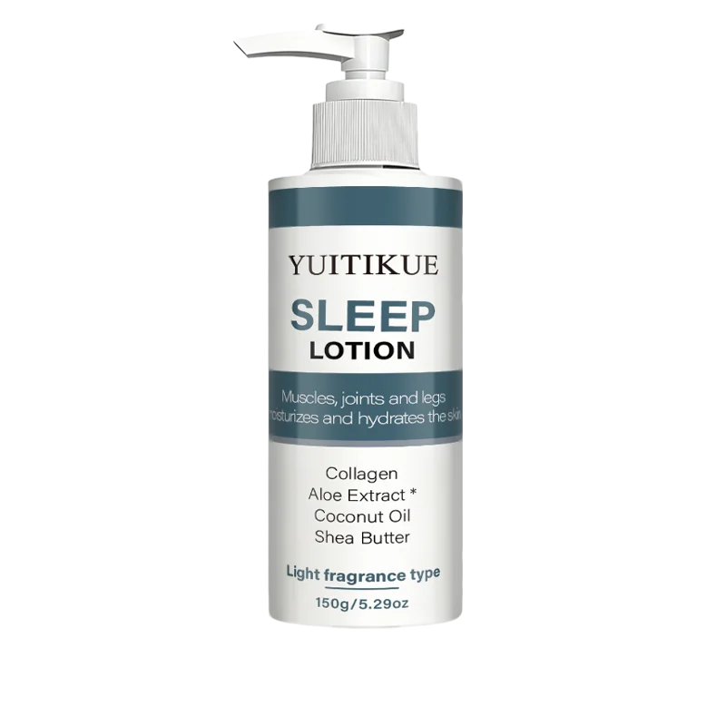 Yuitikue Sleep Lotion, 150g Light Fragrance Body Lotion with Collagen & Aloe for Muscle, Joint & Leg Care, Moisturizing Peaceful Pleasures Health and Wellness 1pc 150g