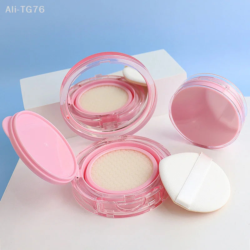 Mini Air Cushion Foundation DIY Box with Mirror & Puff