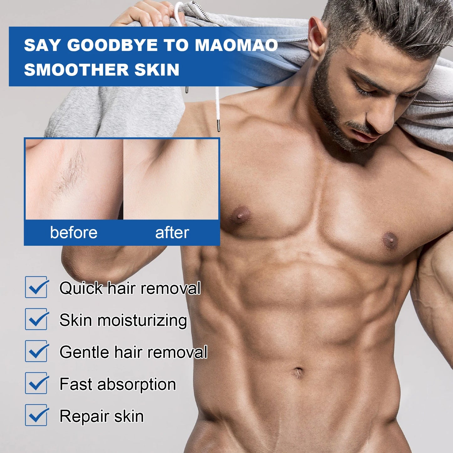 East Moon Painless Depilatory Cream – Full Body Hair Removal