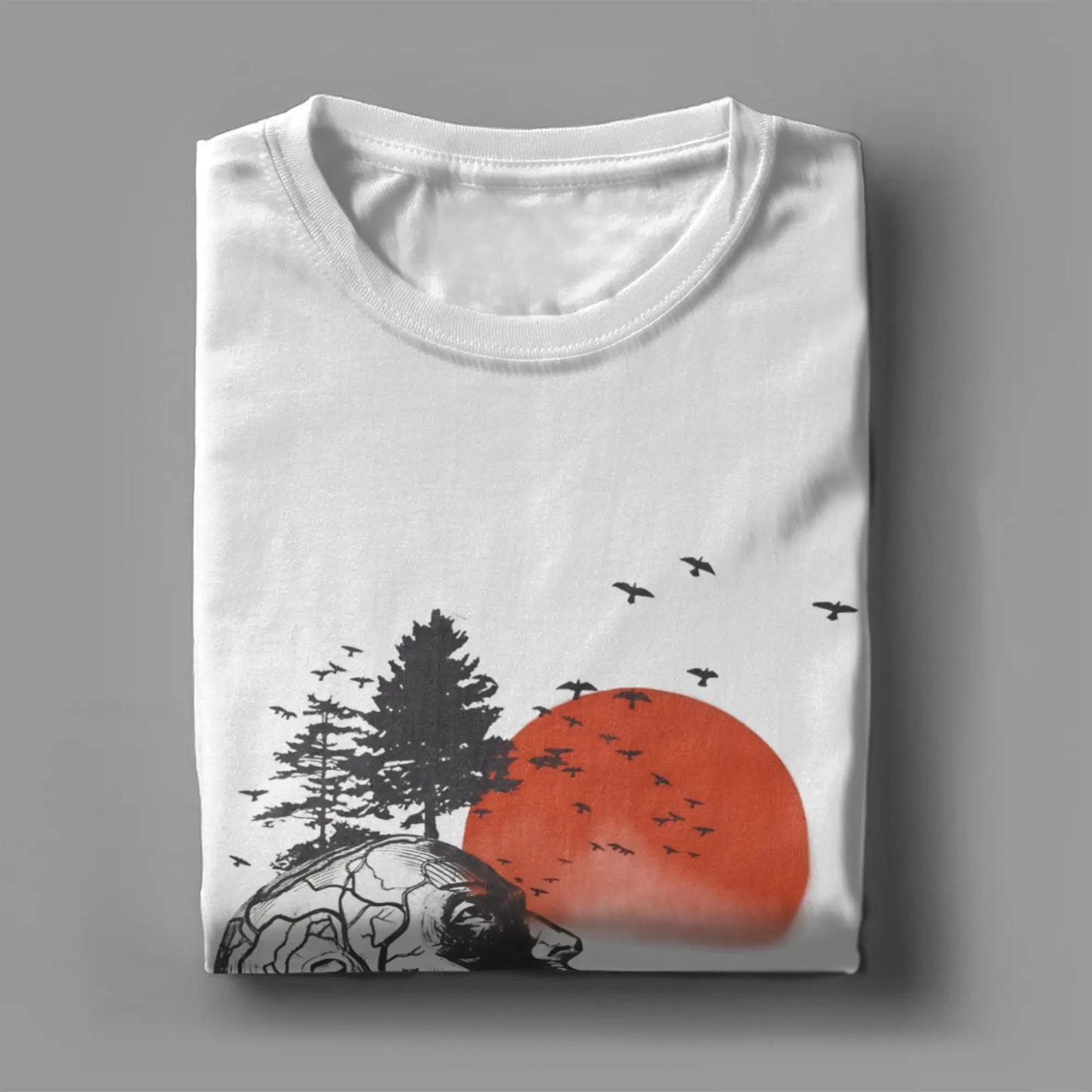 Men's T-Shirt Alan Hangover Awesome Pure Cotton Tee Shirt Short Sleeve T Shirts Round Collar Clothes Summer Peaceful Pleasures Health and Wellness