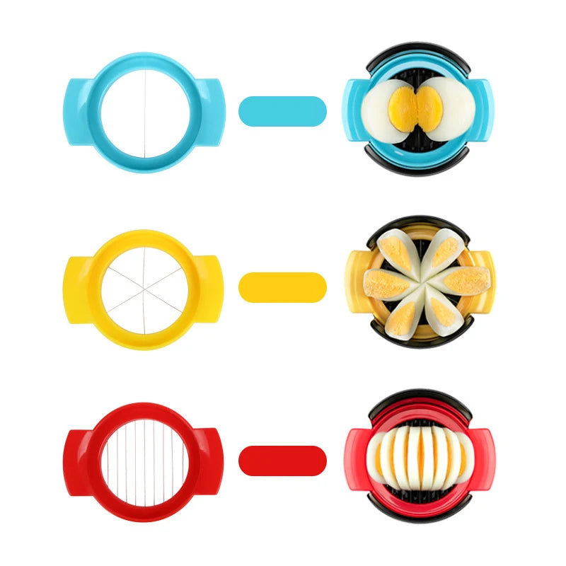 3-in-1 Egg Slicer Cutter & Shaping Tool | Kitchen Gadget