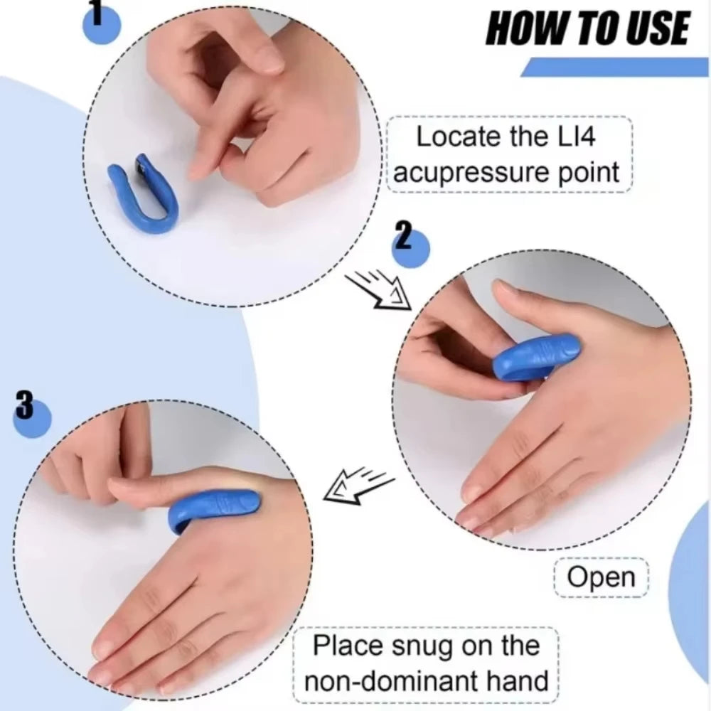 Mini Finger Massage Clip | Portable Acupressure Hand Massager