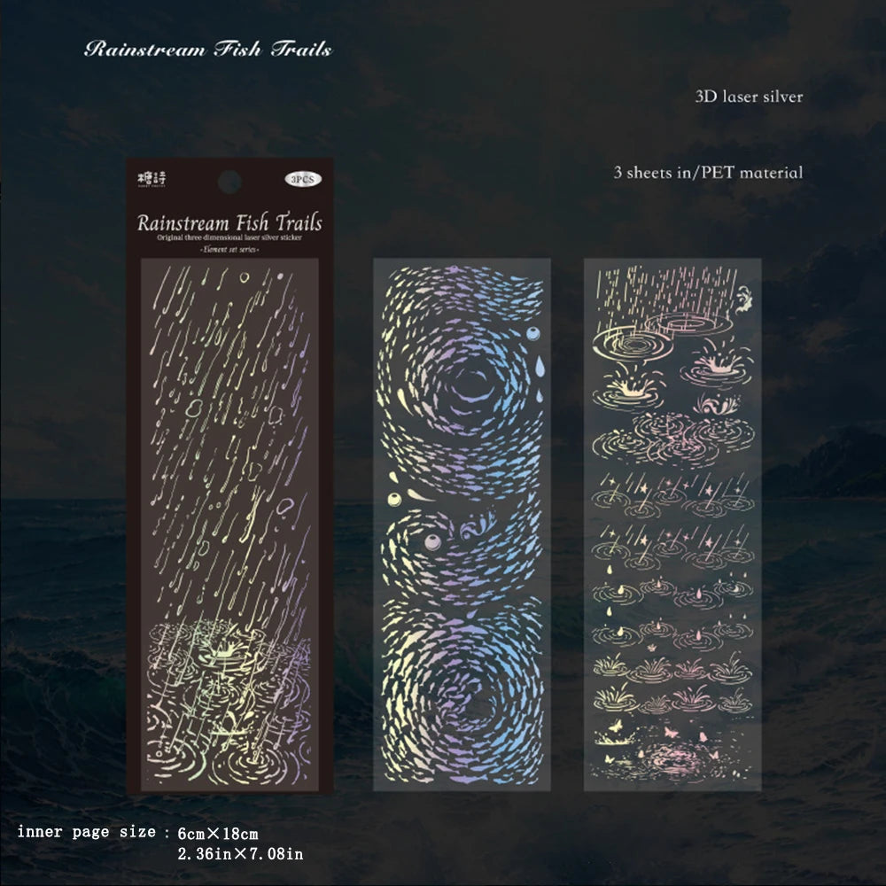 PET Sticker Element Series Versatile Pattern Material Manual Account