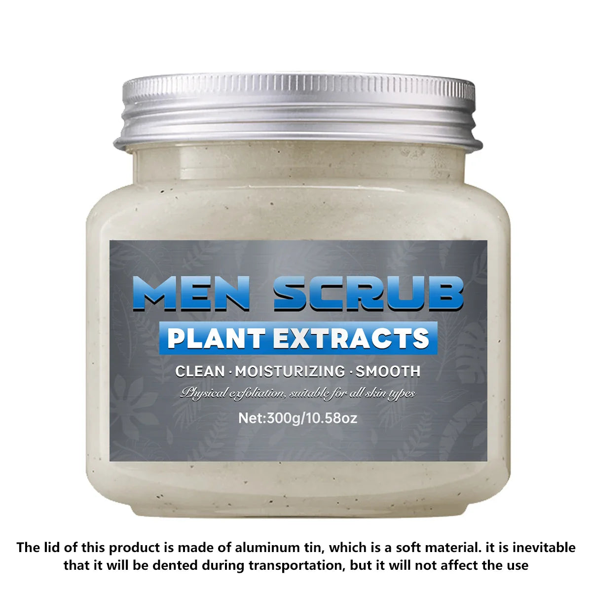 SUYARUN Men's Charcoal Body Scrub – Deep Cleanse & Oil Control