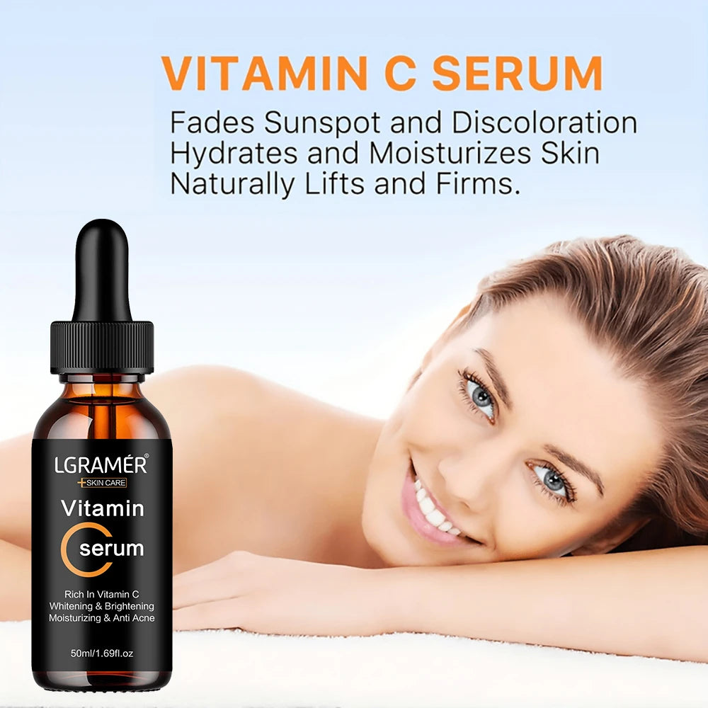 Vitamin C Face Serum – Brightening & Pore Minimizing Essence Face Serum Peaceful Pleasures Health and Wellness