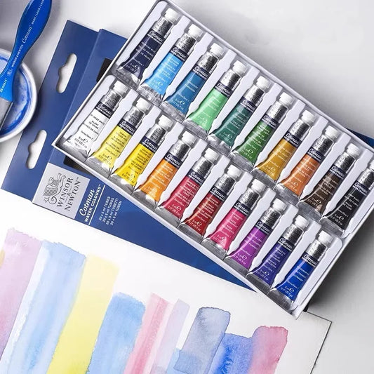 Winsor Newton Cotman Watercolor Paint Tubes 10 20 Colors Artists Peaceful Pleasures Health and Wellness