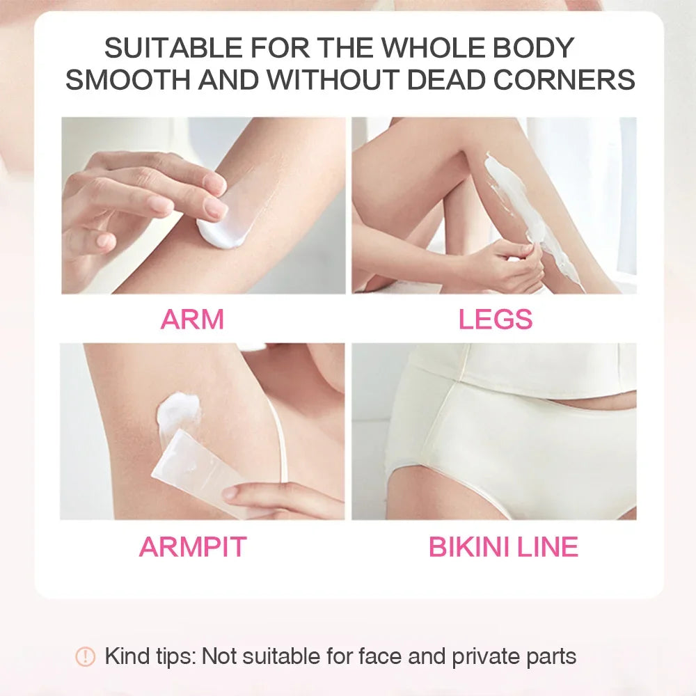 LGRAMER Painless Hair Removal Cream for Women – 60g
