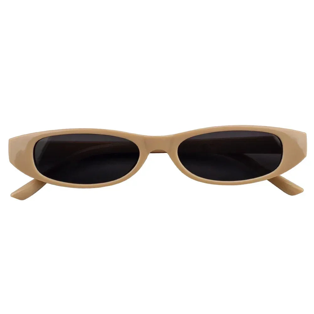 Vintage Rectangle Sunglasses Women Cat Eye Designer Ladies Small Frame Black Red Sun Glasses Brand Retro Skinny Eyewear Peaceful Pleasures Health and Wellness F