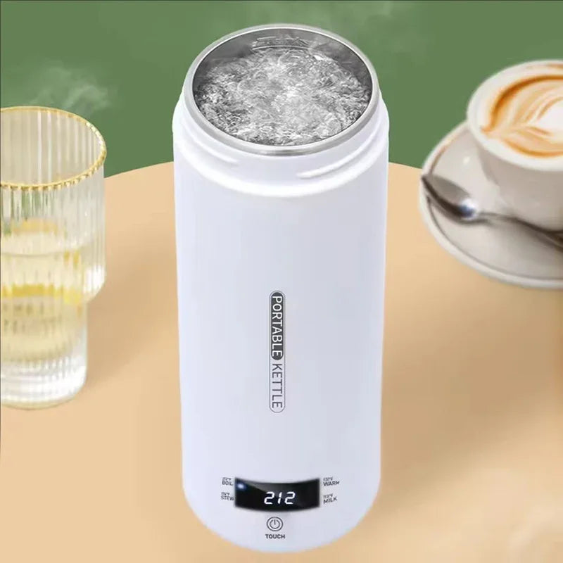 URGGU 4-Temp Portable Electric Kettle 500ml | Fast Boil Travel