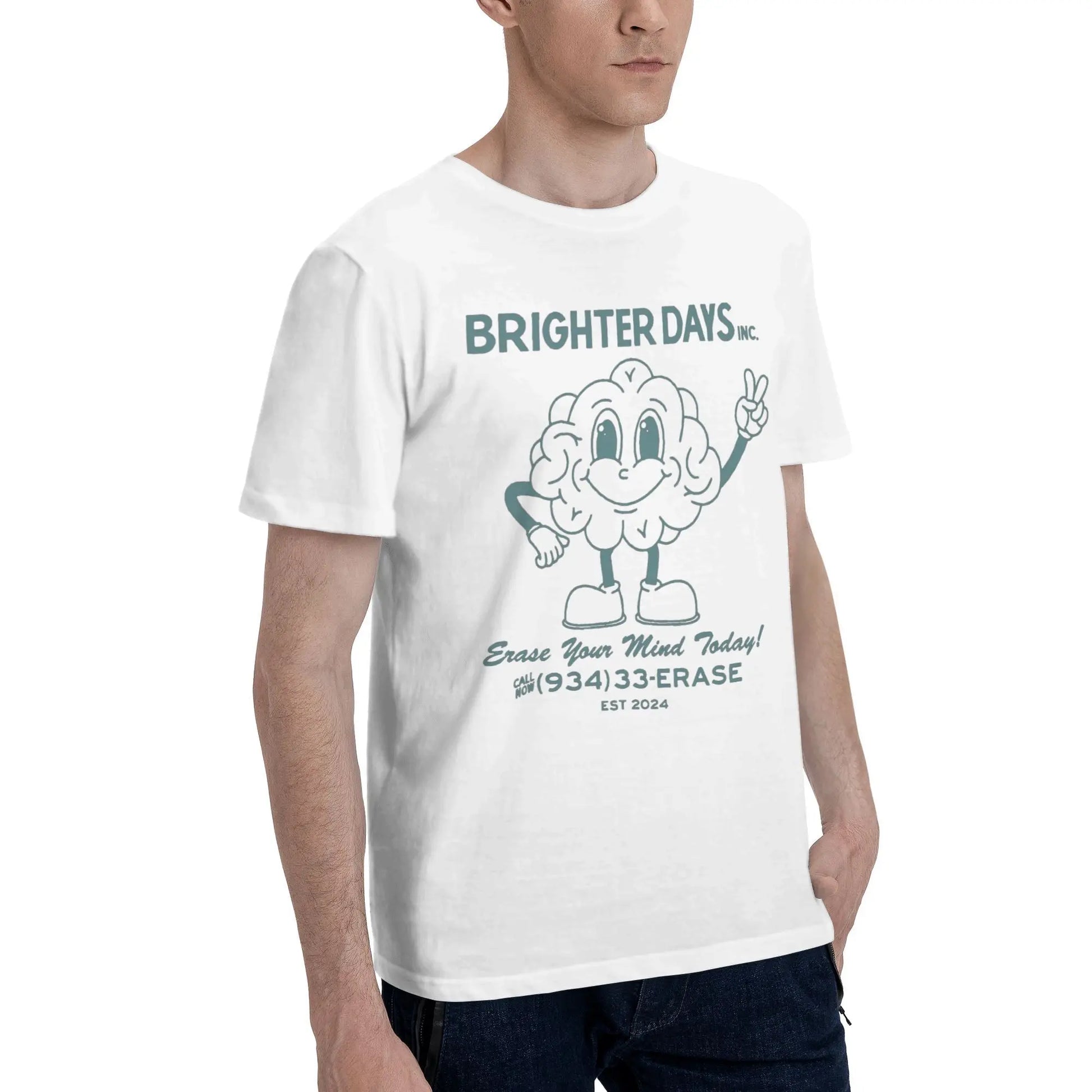 Men Arianas T-Shirts Grande Brighter Day Inc. Cotton Tees Summer Y2K Fun Short Sleeves O Neck Cool Loose Tshirt Plus Size 5XL Peaceful Pleasures Health and Wellness