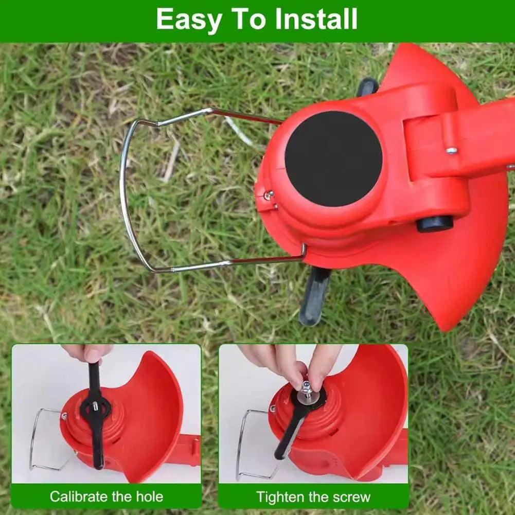 Plastic Grass Cutting Blade For Electric Cordless Grass Trimmer Strimmer Garden Tools Blade Replacement for Garden Weeding Peaceful Pleasures Health and Wellness