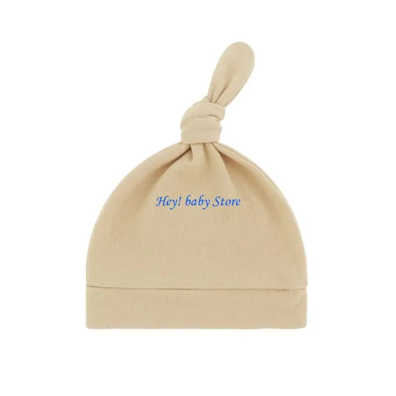 Soft Cotton Knotted Baby Hat – Newborns & Infants 0–24M